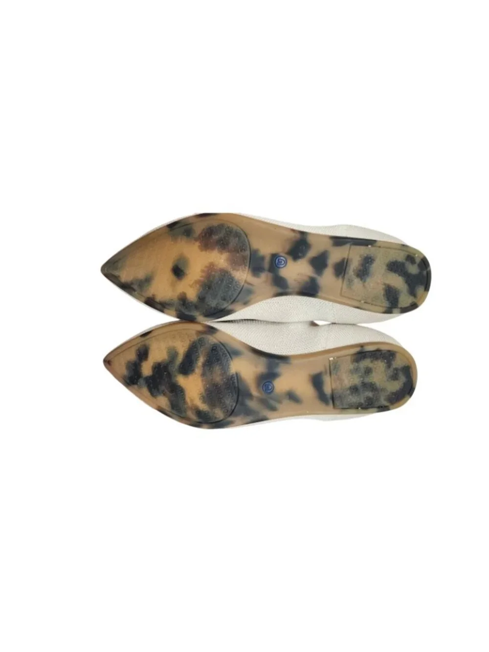 Rothy’s The Point Beige Knit Ballet Flats Women’s US 9 EU 40 Washable Shoes